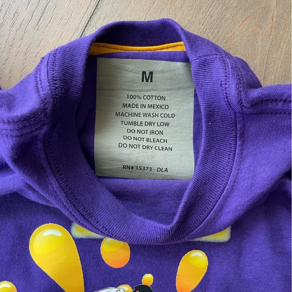 Kid’s The Brown Hornet Tee, Purple, Medium - Picture 5 of 5